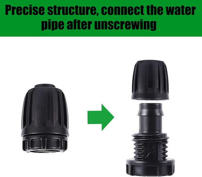 1/2 inch Irrigation Fittings End Plugs For (1/2" ID x0.6-0.63" OD) 16mm Drip Tubing Connectors-10 Pcs/pack