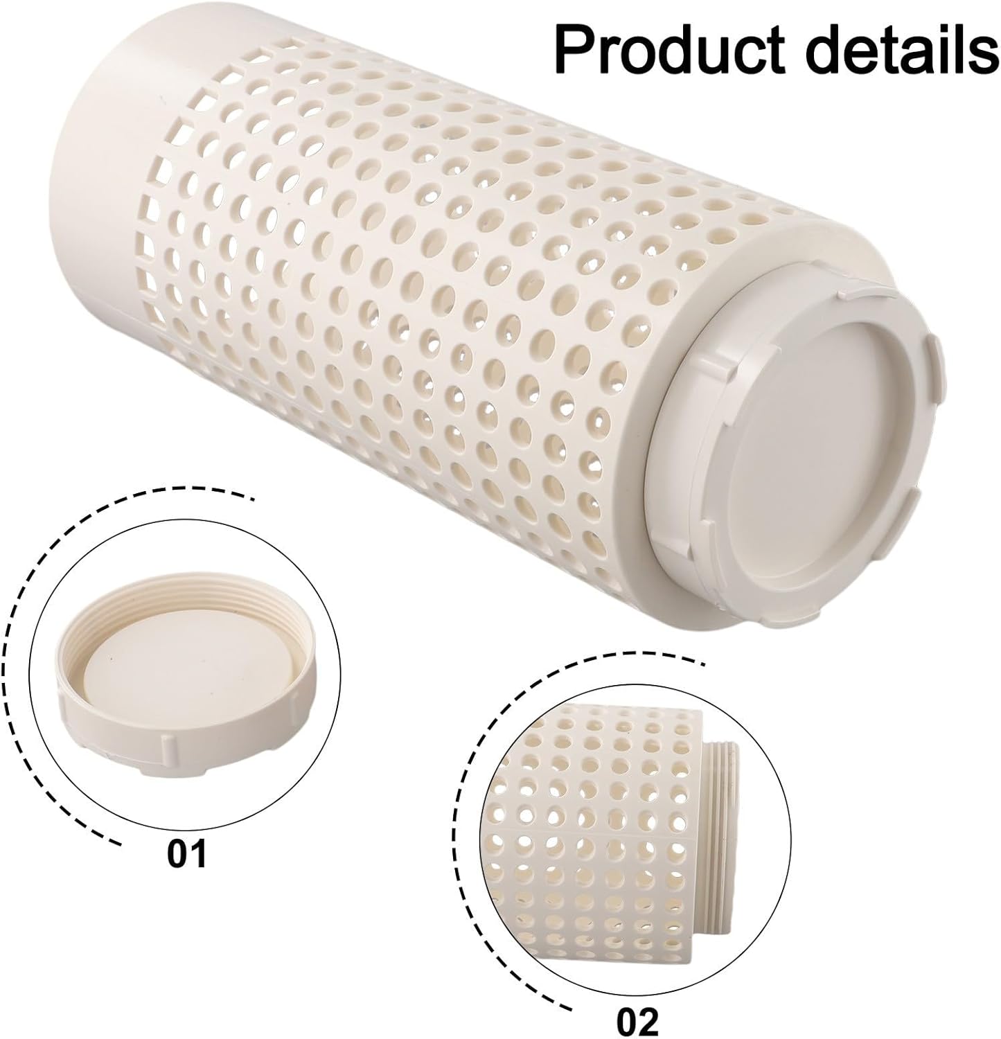 Underground Worm Farm, Outdoor Worm Compost Bin, Garden Mini Vermicomposting bin with Holes and Lid, for Garden Vegetable Patch Backyard(2Pcs)