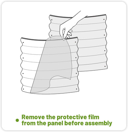 SnugNiture Raised Garden Bed, 2 PCS 2×2×1.5ft Round Galvanized Outdoor Planter Box, 17" Tall Deep Metal Garden Bed Kit for Planting Vegetables, Fruits, Flowers, Brown