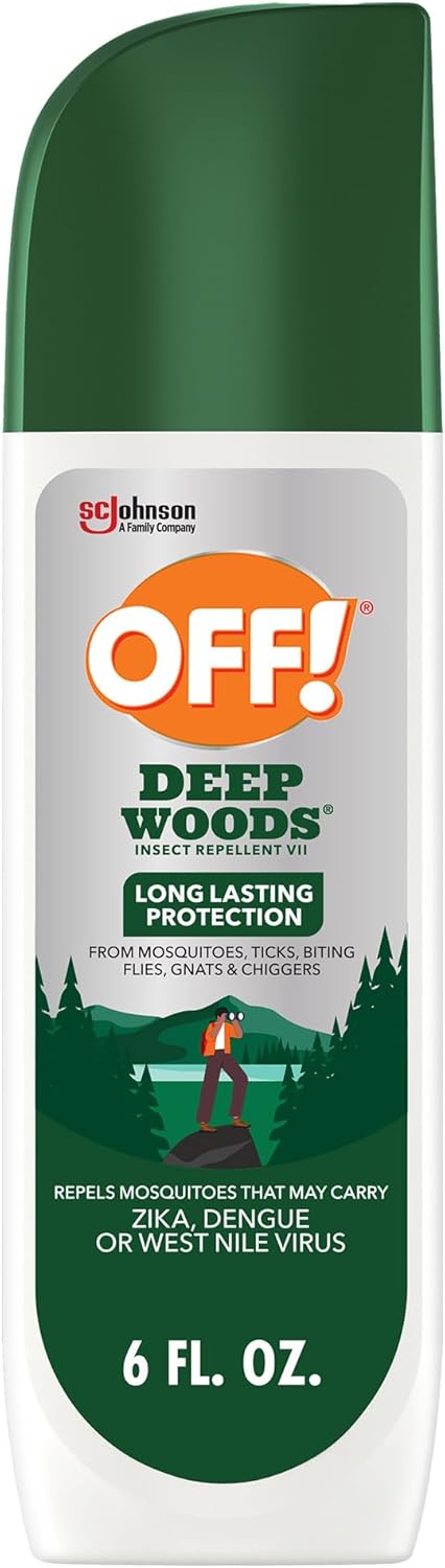 OFF! Deep Woods Insect Repellent VII Spritz, Bug Spray with Long Lasting Protection from Mosquitoes, 6 oz