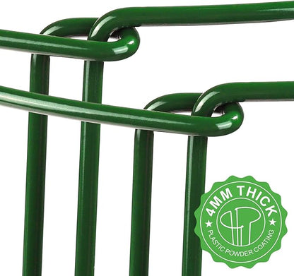 LEOBRO 12PCS Plant Supports, Peony Cages and Supports, Plant Stakes, Plant Support Stakes for Indoor Plants, Outdoor Plants, Monstera Hydrangea Support Cage, 10" W x 15.8" H