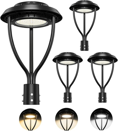 Outdoor LED Post Top Light (Tunable CCT, 60 Watt-4Pack)