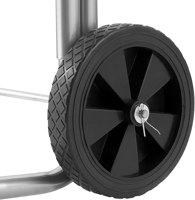 VEVOR Hose Reel Cart, Hold Up to 200 ft of 5/8 in Hose (Hose Not Included), Garden Water Hose Carts Mobile Tools with Wheels, Heavy Duty Powder-Coated Steel Outdoor Planting for Garden, Yard, Lawn