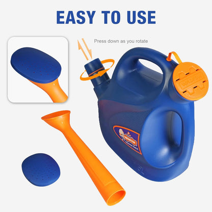 WKW1850T 1.32 Gallon Watering Can for Indoor & Outdoor, Watering Cans with Detachable Nozzle, Long Spout Watering Can for Indoor Plants Garden Flowers, 5L/170OZ