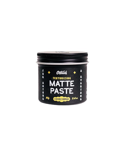 O'Douds Matte Paste - Natural Styling Clay for Men - Strong Hold for Maximum Volume & Texture with Matte Finish - Vegan & Plant-Based - Labdanum & Lime Scent (4oz)