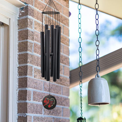 Personalized 36" Memorial Wind Chimes for Outside, Sympathy and Bereavement Gift for Loss of Loved One, A Thoughtful Remembrance of Mother, Father or Husband for Garden and Patio
