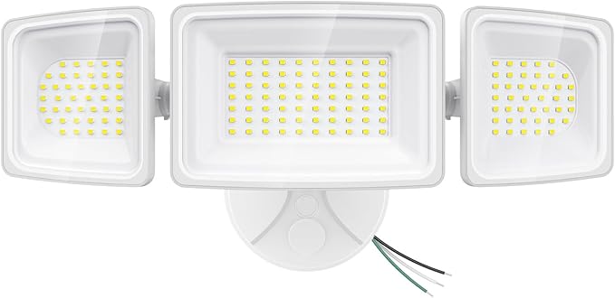 Onforu 130W LED Security Light, 13000LM Outdoor Indoor Flood Light Switch Controlled, IP65 Waterproof LED Exterior Floodlight, 6500K White Wall Mount Security Lighting for Entryway,Garage,Yard,Eave
