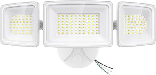Onforu 130W LED Security Light, 13000LM Outdoor Indoor Flood Light Switch Controlled, IP65 Waterproof LED Exterior Floodlight, 6500K White Wall Mount Security Lighting for Entryway,Garage,Yard,Eave