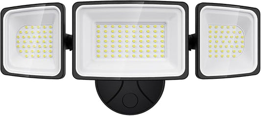 Onforu 130W LED Security Light, 13000LM Outdoor Indoor Flood Light Switch Controlled, IP65 Waterproof LED Exterior Floodlight, 6500K White Wall Mount Security Lighting for Entryway,Garage,Yard,Eave