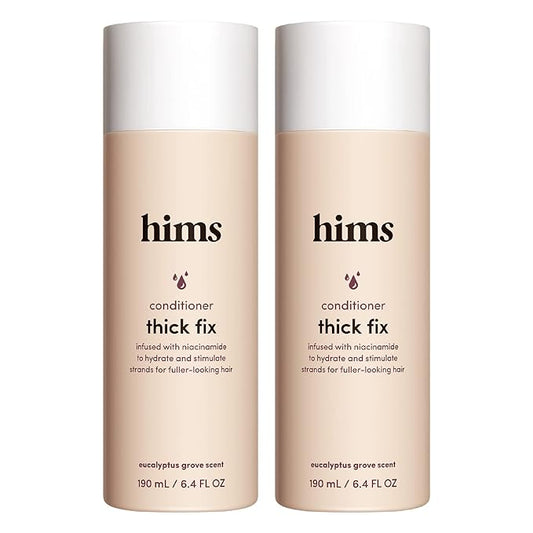 hims Thick Fix Conditioner - Hair Loss Conditioner With Niacinamide - Supports Hair Growth Treatment - Fresh Eucalyptus Grove, 2 pack, 6.4oz