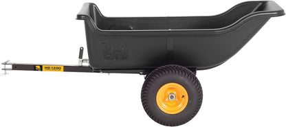 Polar HD 1200 Utility Cart – 1200 lb Capacity Heavy-Duty Hauling Cart with Tilt & Pivot Frame, Wide-Track Tires & Quick-Release Latch – 8232 Model for Ice Fishing & Outdoor Work