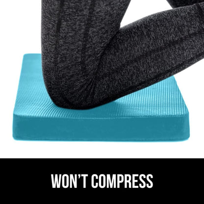 GORILLA GRIP Extra Thick Patent Pending Garden Kneeling Pad, 17.5 x 11 Inch Supportive Soft Foam Knee Cushioning for Gardening, Water Resistant, Bathing Baby, Working Supplies Lightweight, Turquoise