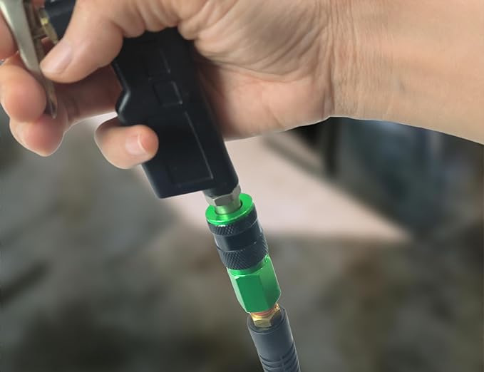 Air Hose Fittings, 1/4" Female NPT Air Coupler Kit, 12 Pieces Air Compressor Fittings, Aluminum Quick Connect Air Fittings, 300 PSI