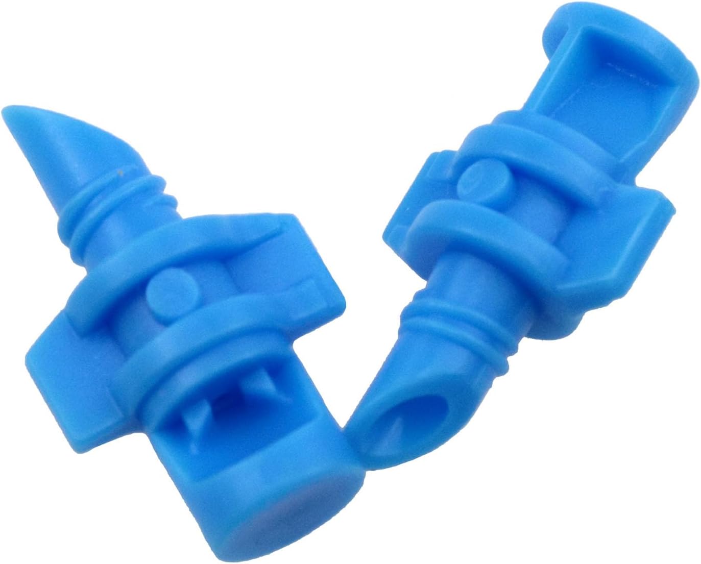 90Degree Micro Sprayer Garden Lawn Irrigation Spray Heads Micro Sprinkler Heads for Plant Irrigation Systems (90° Blue) 100pcs