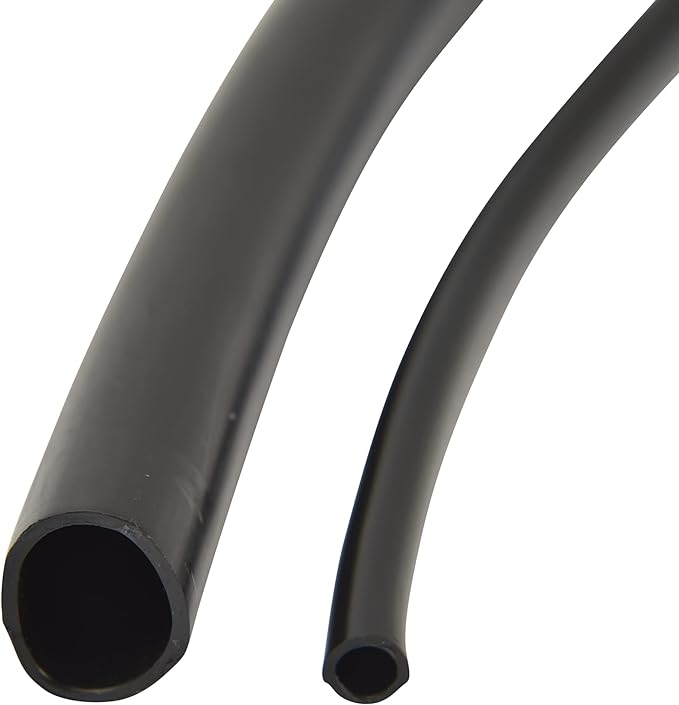 Raindrip 016010T 1/4-Inch Drip Irrigation Supply Tubing, 100-Foot., for Drip Irrigation, Drip Emitters, Irrigation Parts, Systems, Black Polyethylene
