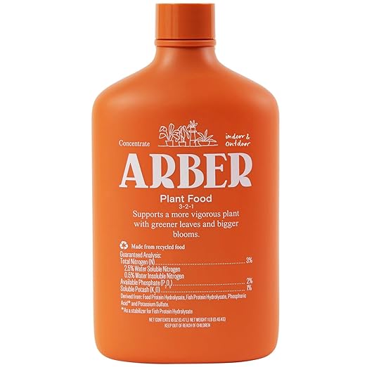 Organic Plant Food – Liquid Fertilizer for Indoor & Outdoor Plants, Nutrient-Rich Formula for Growth & Protection, Houseplant & Garden Fertilizer, Liquid Concentrate for Healthy Foliage & Strong Roots