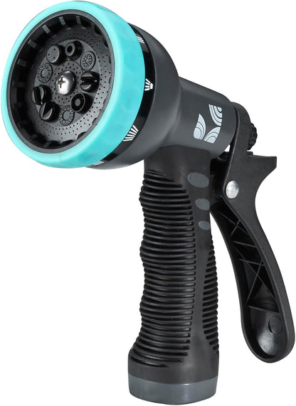 Garden Hose Nozzle 2 Pack Includes 8 Pattern and Adjustable Jet with Rear Trigger 500014 by New England Garden Tools: Cleaning Kitchens & Work Sites, Watering Plants & Yards, Washing Cars & Pets