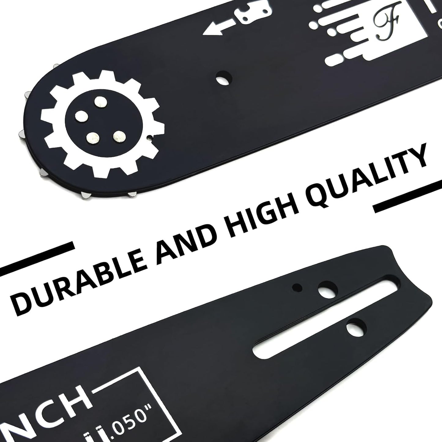 20 Inch Chainsaw Bar & Chain Combo for Husqvarna 20" 72 Drive Links 3/8" Pitch .050" Gauge Fits Husqvarna 455 Rancher 555 Rancher 570 576XP 257 365 372XP, Poulan PP5020AV PR5020 (3 Chains+ 1Bar)