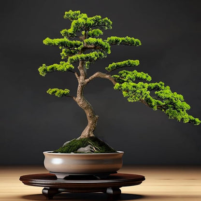 3ft（43in） Artificial Bonsai Tree Juniper Faux Plants Indoor Big Fake Plants Decor with Ceramic Pots for Home Table Office Desk Bathroom Shelf Bedroom Living Room Farmhouse Decorations