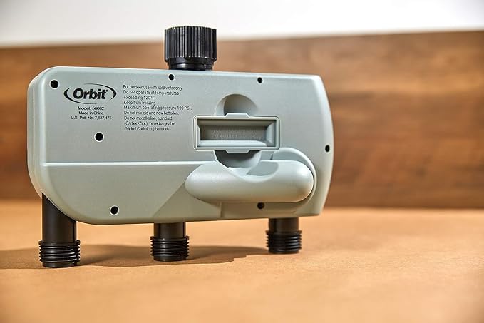 3-Pack Orbit 56082 3-Outlet Hose Watering Timer, Green…