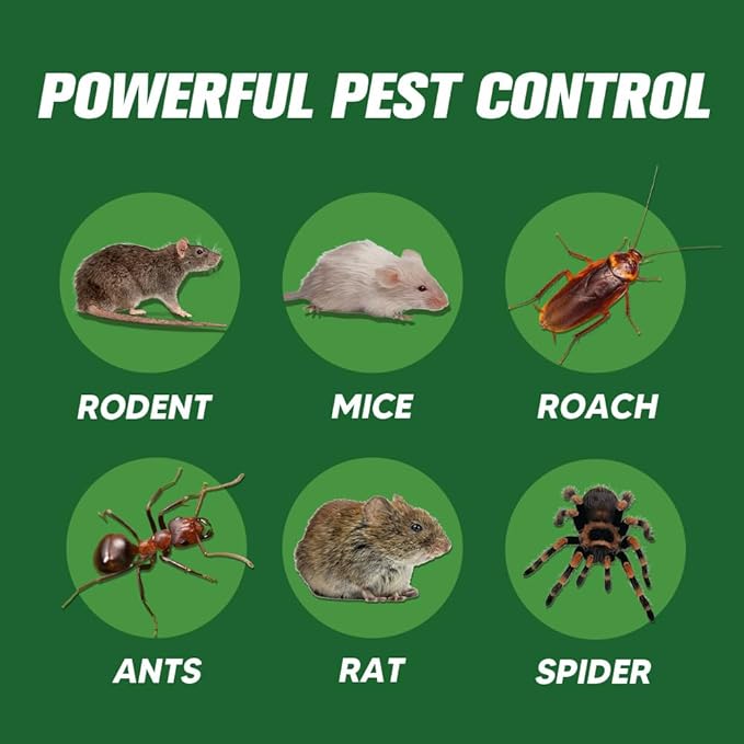 Pest Control, Mouse Repellent Pouches, Rodent Repellent, Mice Repellant Indoor, Peppermint Mice to Repel Spider, Ant, Roach & Mosquito, Rat Repellant Outdoor, Keep Mouse Out of Camper-12P