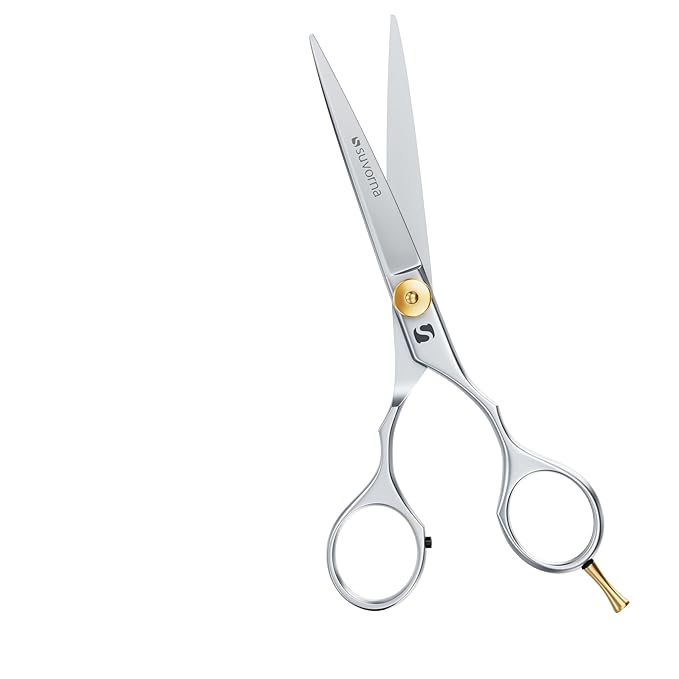 Suvorna hair scissors professional - hair cutting scissors to cut hair - barber shears for hair cutting- 6.5" Stainless Steel hair shears for women, men - hair cutting shears for barber and salon