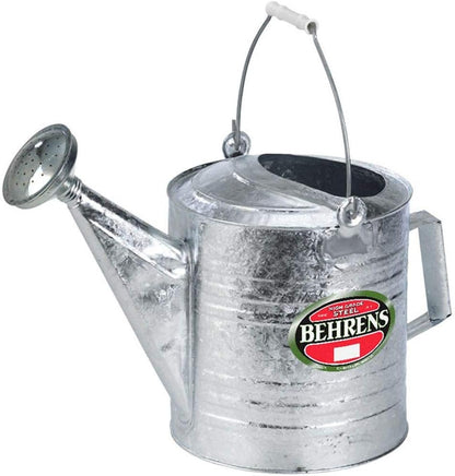 208 2-Gallon Steel Watering Can, Silver 208RH