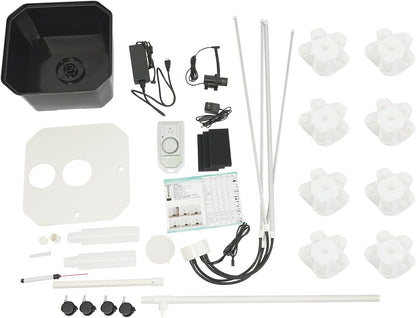 Hydroponic Growing Tower System Kit, 40-Plant Vertical Hydroponics Garden Tower with LED Grow Light, for Outdoor Indoor Herbs Fruits Vegetables Smart Garden Planter Kit