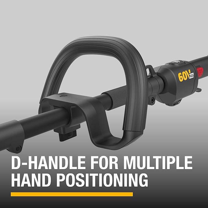 Cat DG610.9 60V 15” Brushless String Trimmer Cordless with Dual Line Bump Feed Head, Edger with Quick Line Load, Weed Trimmer with ECO Mode for Extended Runtime – Tool Only