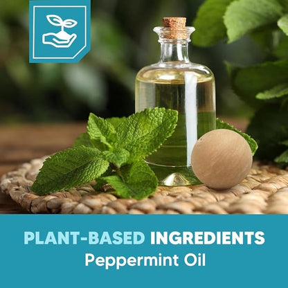 Rodent Repellent, Mouse Repellent, Mice Repellant Indoor, Rat Deterrent, Keep Mice Out of Garage/Car/Shed/Cabin, Peppermint Balls for Outdoor Use, Safe and Easy-4Pcs