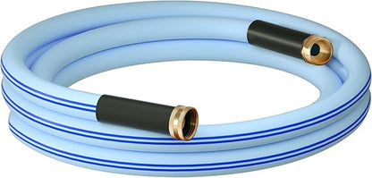 Atlantic Heavy Duty Garden Hose 8 ft x 5/8 Inch Blue Color, Short Connection Leader Hose with Male-Female Connectors (8 Feet)