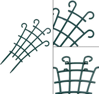 Indoor Small Trellis, 6Pcs Plant Trellis for Climbing Plants Trellis for Potted Plants Stackable Plastic Pot Plant Support Trellis for Indoor Outdoor Hoya Vines Pothos Houseplants
