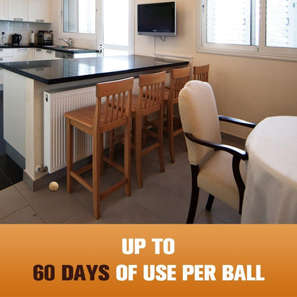 Rodent Repellent with Peppermint Oil, Mouse Repellent, Mice Repellent Balls for Indoor Outdoor, Rodents Repellent for House, Rat Deterrent Outdoor, Moth Balls for Outdoor Use - 8 Pack