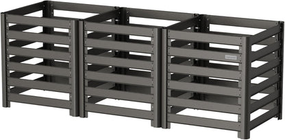 Vego Garden 32" Tall Modular Compost Bin 90" x 30" x 32"