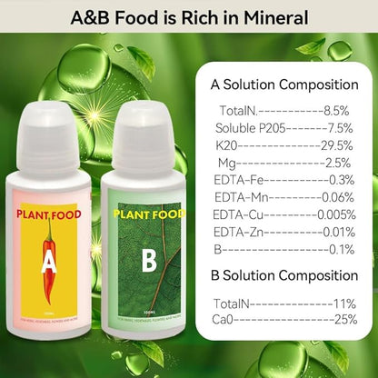 68pcs Hydroponic Pods Kit for Aerogarden, Indoor Garden Hydroponics Growing System - Compatible with All Brands (30 Grow Sponges, 12 Grow Baskets, 12 Grow Domes, 12 Pod Labels, 1 A&B Plant Food)