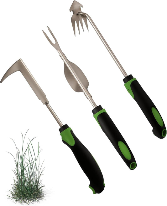Weeding Tool,Garden Hand Tools,Weed Removal Tool,Crack Weeder Crevice for Garden/Patio/Crack/Potted Plant Weed Puller Tool(3pcs)