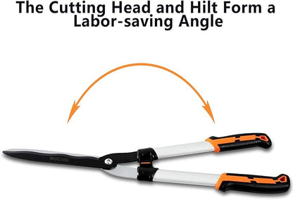 GARCARE Hedge Clippers Pruning Shears 4 in 1 Set High Carbon Steel Folding Saw, Branch Cutter, Tree Pruner, Garden Scissors, Tree & Shrub Care Kit