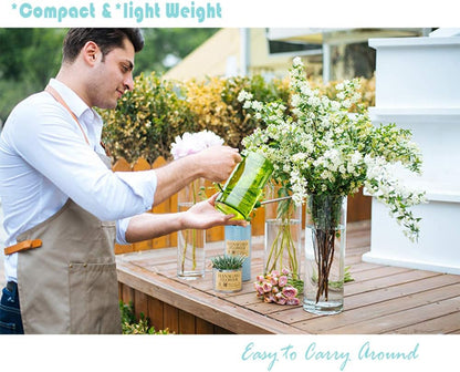 Watering Can Indoor, Small Watering Cans for House Plants, Succulents and Flowers, Long Spout, 1 Liter, with Bonus Plant Mister Spray Bottle