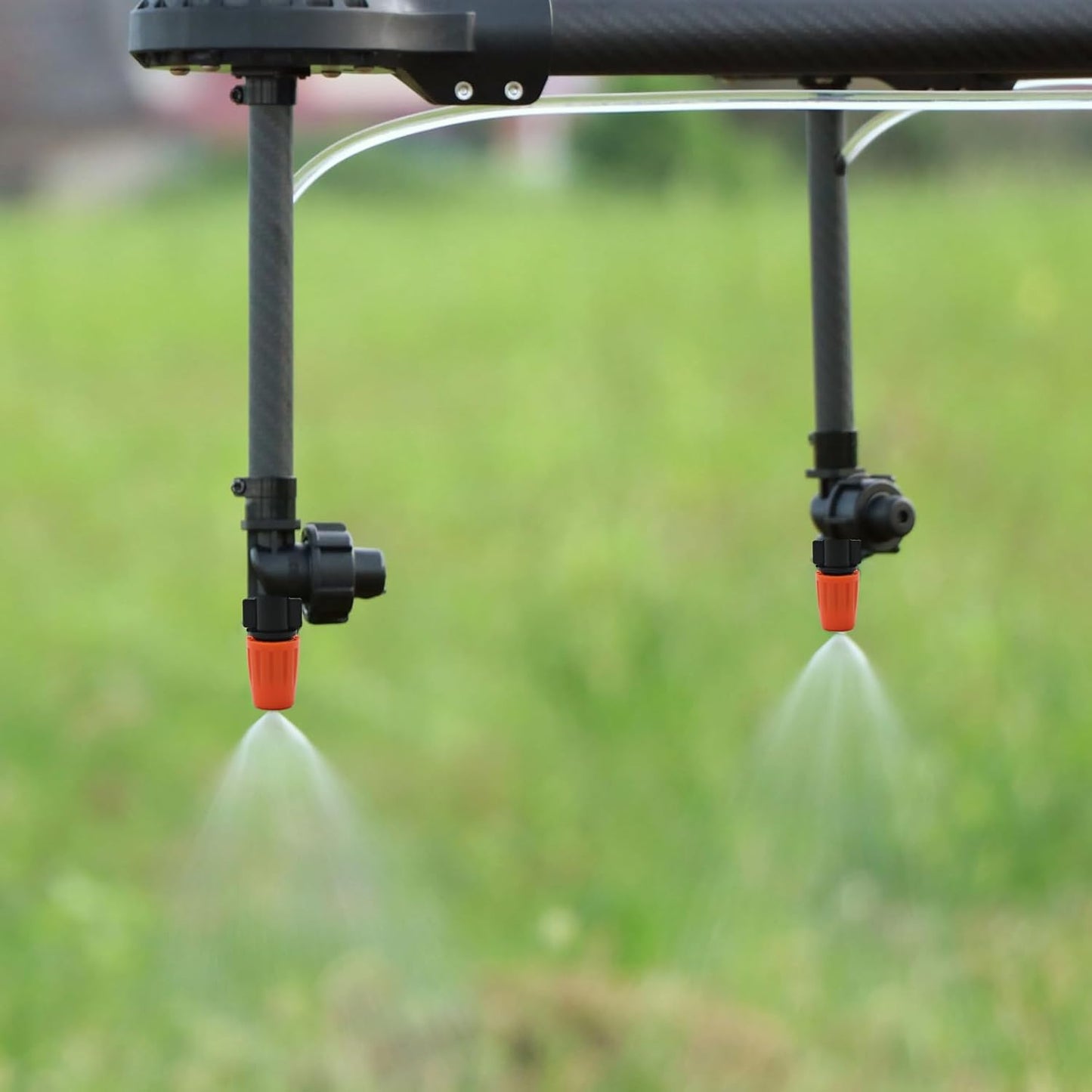 50 Pack Adjustable Atomizing Nozzles, 1/4 Inch Drip Irrigation Parts Sprayers Drippers, Drip Irrigation Spray Emitters, for Garden Greenhouse Agricultural Irrigation Patio Misting