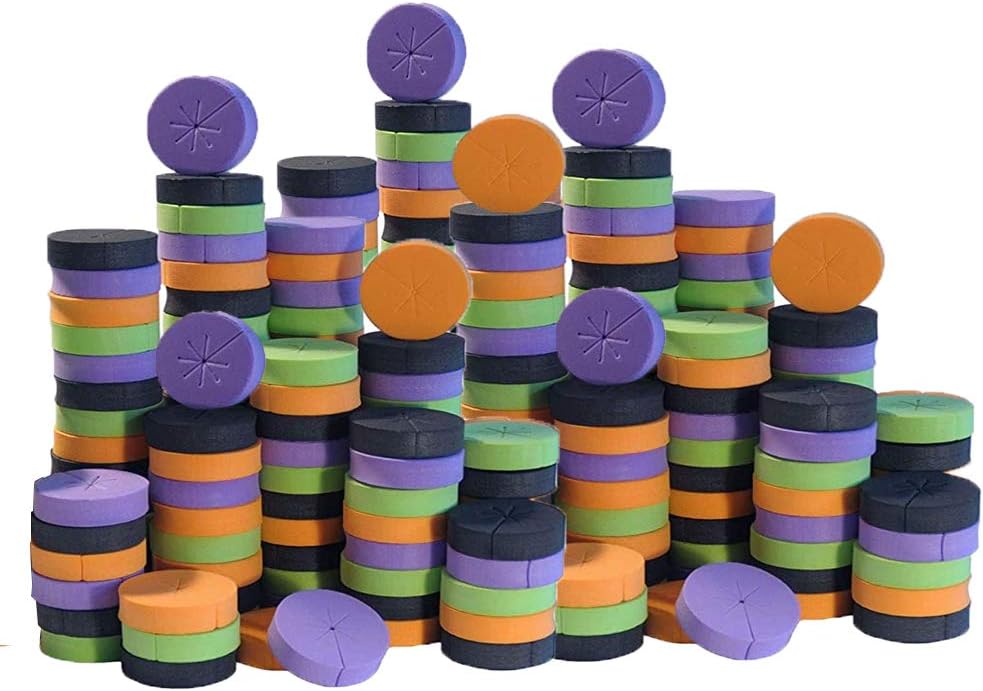 200 Pack Cloning Collars Inserts Premium Grade Foam, Better Than Neoprene for Hydroponics Plant Germination in DIY Cloner & Clone Machines, Fits 2 Inch Net Pots