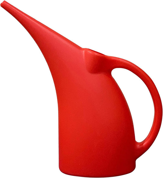KP KOOL PRODUCTS (1 Pack) 1/2 Gallon Mini Watering can for Outdoor Plants Flower BPA Free (Red)