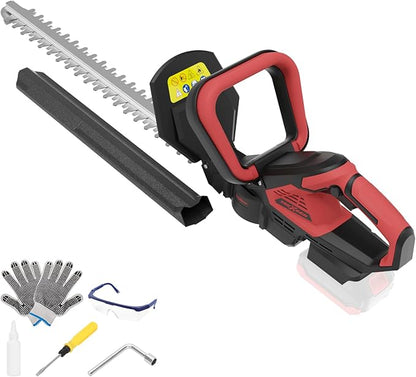 Hedge Trimmer for MWK M18 18v Battery, 22'' Dual-Action Blade and 3/5'' Cutting Capacity,1600RPM& Safety Lock (Battery Not Included)