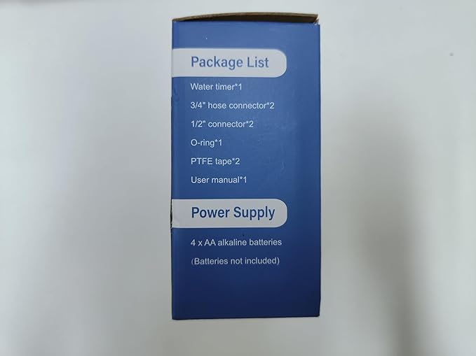 Uzoli SGW07 Sprinkler Timer, Programmable Water Timer for Garden Hose with 2 Outlets, Rain Delay, Manual, IP55 Waterproof Auto Drip Irrigation for Yard, Lawn, Pool