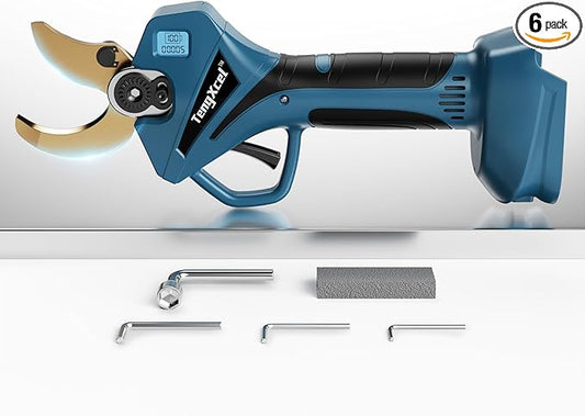 Electric Pruning Shears for Makita LXT 18V Li-ion Battery, Cordless Pruner with LCD Display&SK5 Titanium Blades, 2.4" Cutting Dia. Brushless Shears for Gardening Tree Trimming (Battery NOT included)