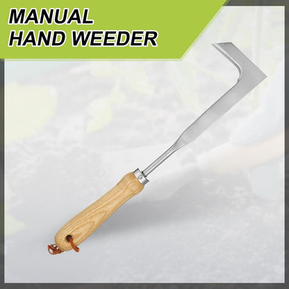 HARFINGTON Hand Weeder 13 x 7.7 Stainless Steel - Garden Trowel with Ergonomic Handle