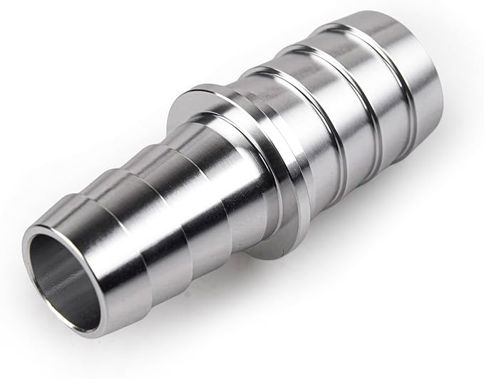 5/8"to 3/4" Hose Barb Splice Coupler Repair Fitting Reducer Adapter Aluminum 2Pcs