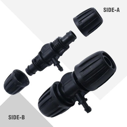 20 PCS Barbed Tee Irrigation Fittings 1/2 Inch to 1/4 Inch Drip-proof Fitting for Irrigation Pipe (1/2 inch to 1/4 inch Barbed Tee)