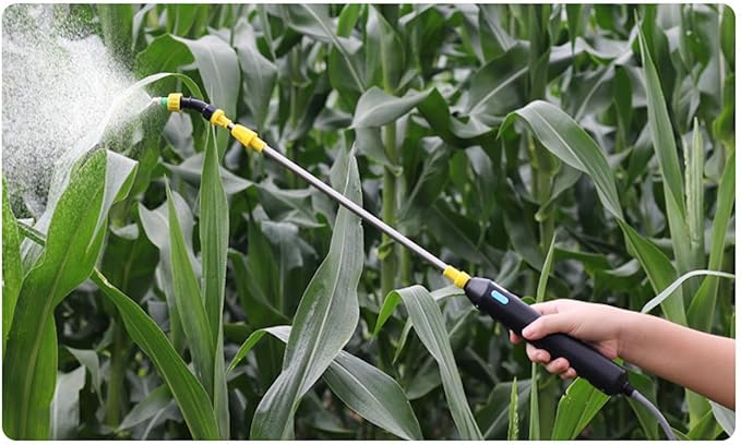 2Gallon Electric Watering Can, VidaGardening, Ideal for Pest Control, Watering, Fertilizer Sprayer, Chemical Sprayer, Car Washing, PE, 4hours Battery Life (2Gal Green)