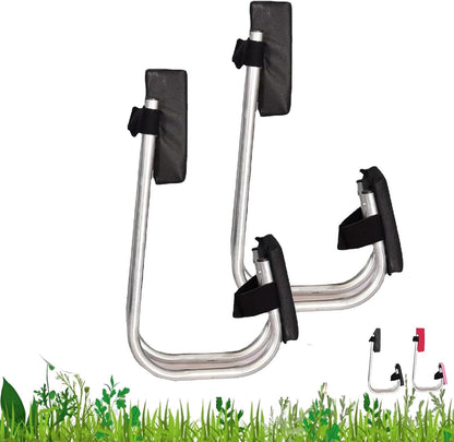 Ergonomic Knee Seat for Gardening, 304 Stainless Steel Garden Kneeler and Seat, Quick Release Gardening Kneele for Contractors Workers (Black 2)