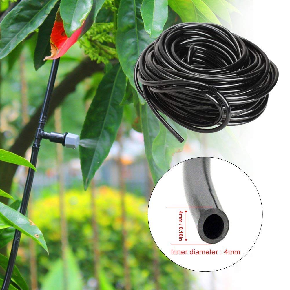 Micro Irrigation Set Water Misting Cooling Drip Sprinkler System for Patio Garden Landscape Flower 10M